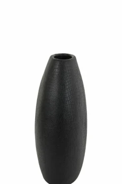 Light en Living Vaas deco 35x20,5x49,5 cm MAMBAS zwart Outlet