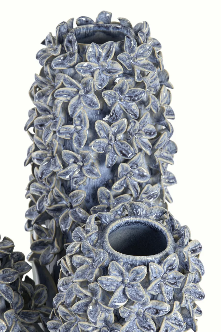 Light en Living Vaas deco 35,5x32x41 cm FLOWER keramiek blauw+groen Online