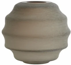 Light en Living Vaas deco Ø32,5x29 cm NAYORO mat glas licht bruin Outlet