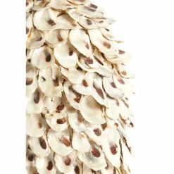 Light en Living Vaas deco Ø20x21 cm UBATE bamboe+schelp crème+bruin Outlet
