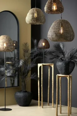 Light en Living Vaas deco Ø35x27 cm FINOU mat zwart Hot