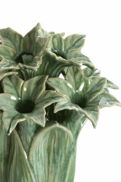 Light en Living Vaas deco Ø21,5x23,5 cm SAMPAGA keramiek blauw-groen