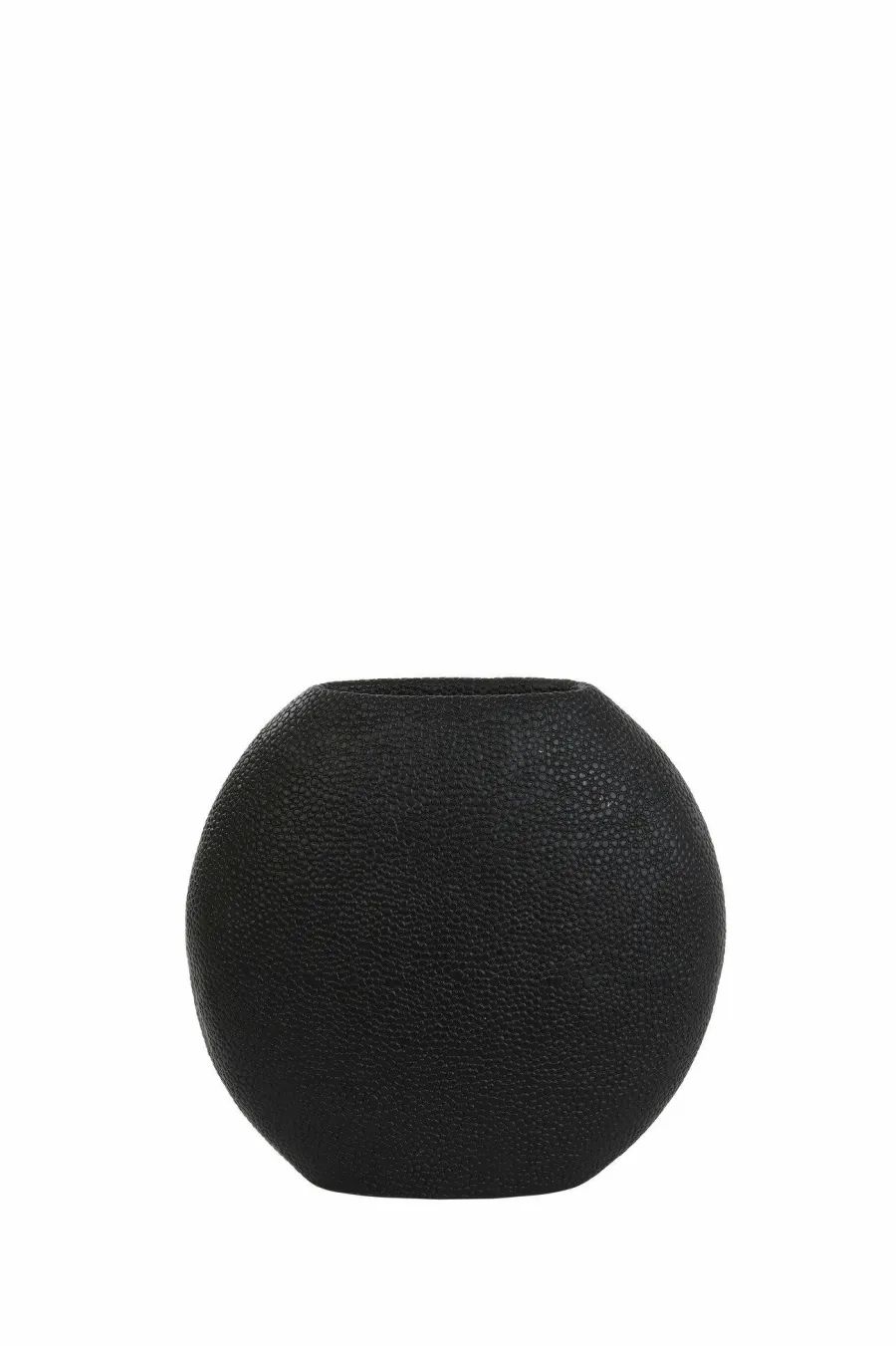 Light en Living Vaas deco RAYSKIN mat zwart - 40x14x36 cm Outlet