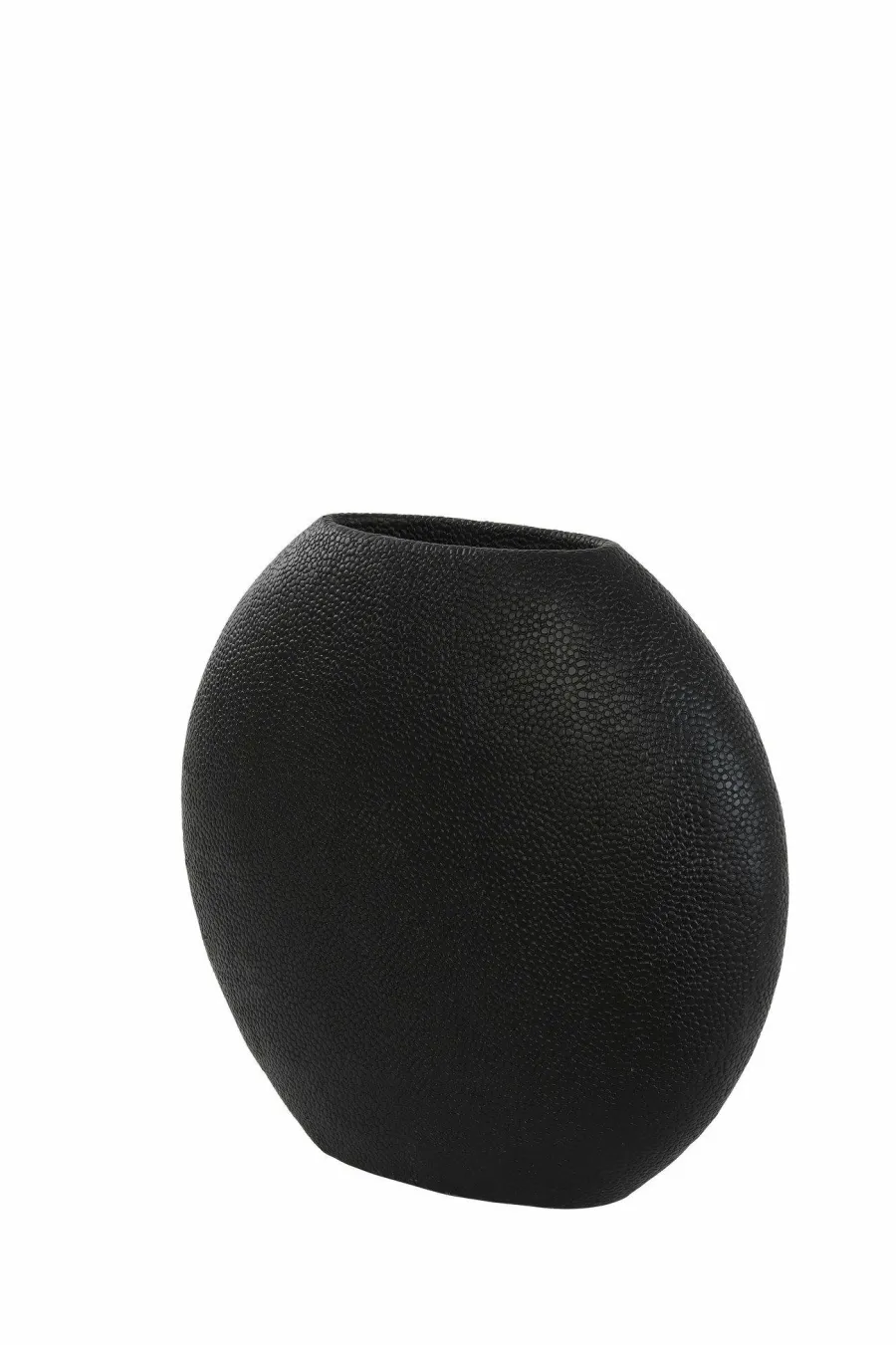 Light en Living Vaas deco RAYSKIN mat zwart - 40x14x36 cm Outlet