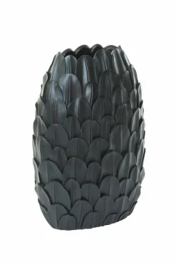 Light en Living Vaas deco FEDER zwart Clearance