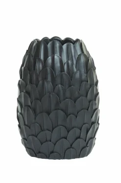 Light en Living Vaas deco FEDER zwart Clearance