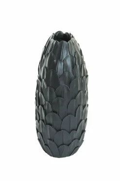 Light en Living Vaas deco FEDER zwart Clearance