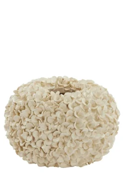 Light en Living Vaas deco Ø38x23 cm PHYLIA crème Discount