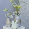 Light en Living Vaas deco Ø14x24 cm CULLA keramiek groen+lichtblauw Online