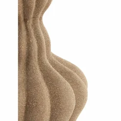 Light en Living Vaas deco Ø17x26 cm SILVIO keramiek mat bruin Discount