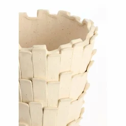 Light en Living Vaas deco 27,5x27x34 cm BANYA keramiek mat crème