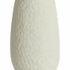 Light en Living Vaas deco 18x12x41 cm NAMTU keramiek mat crème Hot