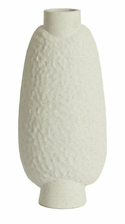 Light en Living Vaas deco 18x12x41 cm NAMTU keramiek mat crème Hot