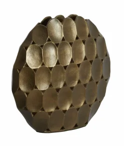 Light en Living Vaas deco 40X11X41 cm ORLAN goud Outlet