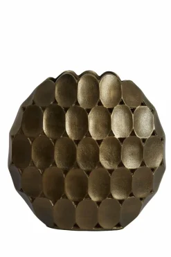 Light en Living Vaas deco 40X11X41 cm ORLAN goud Outlet