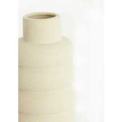 Light en Living Vaas deco Ø16X29,5 cm TRIORA keramiek mat crème Clearance