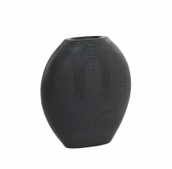 Light en Living Vaas deco 29,5x8x31,5 cm SKELD mat zwart Best