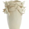 Light en Living Vaas deco 29X28X36,5 cm FISH keramiek creme Discount