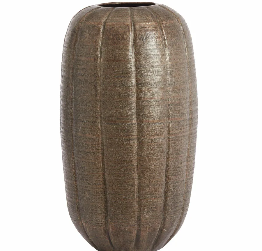 Light en Living Vaas deco Ø35x63 cm AGNITA donker bruin New