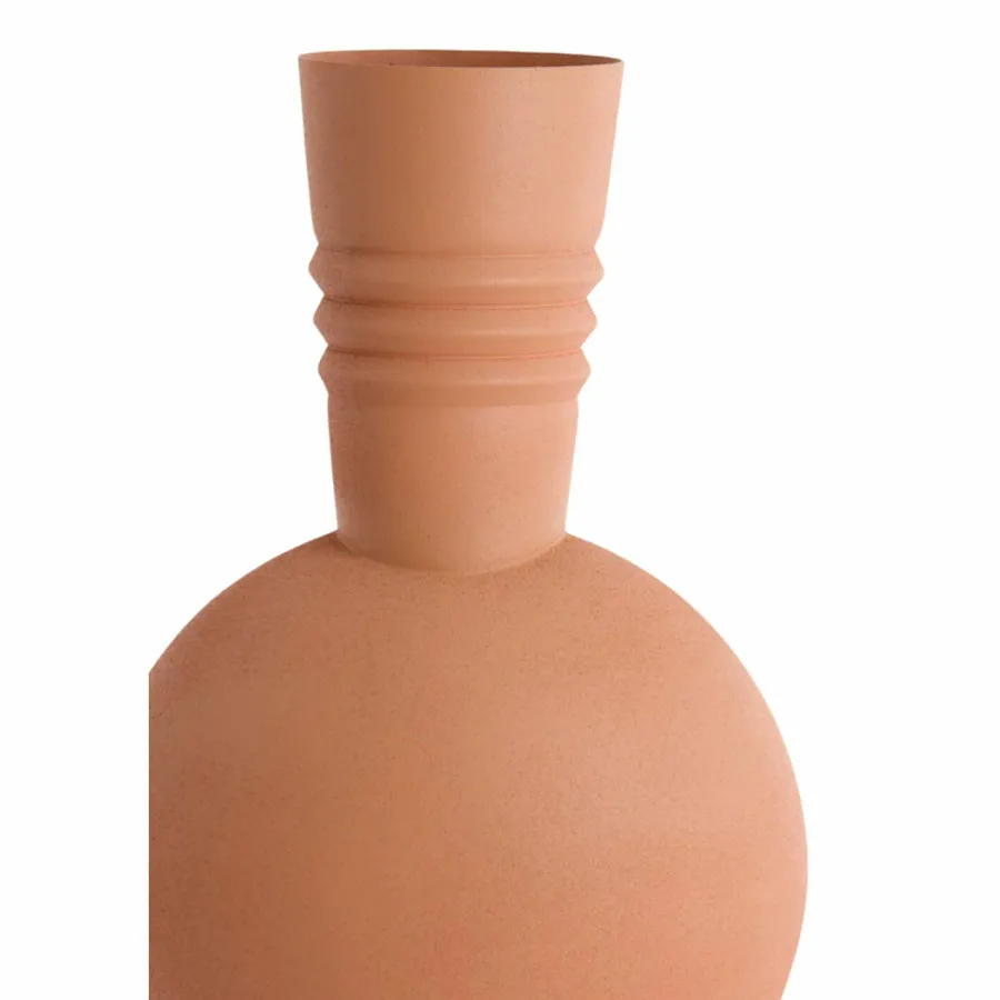 Light en Living Vaas deco Ø18x54,5 cm KAVANSI mat terra-roze Clearance