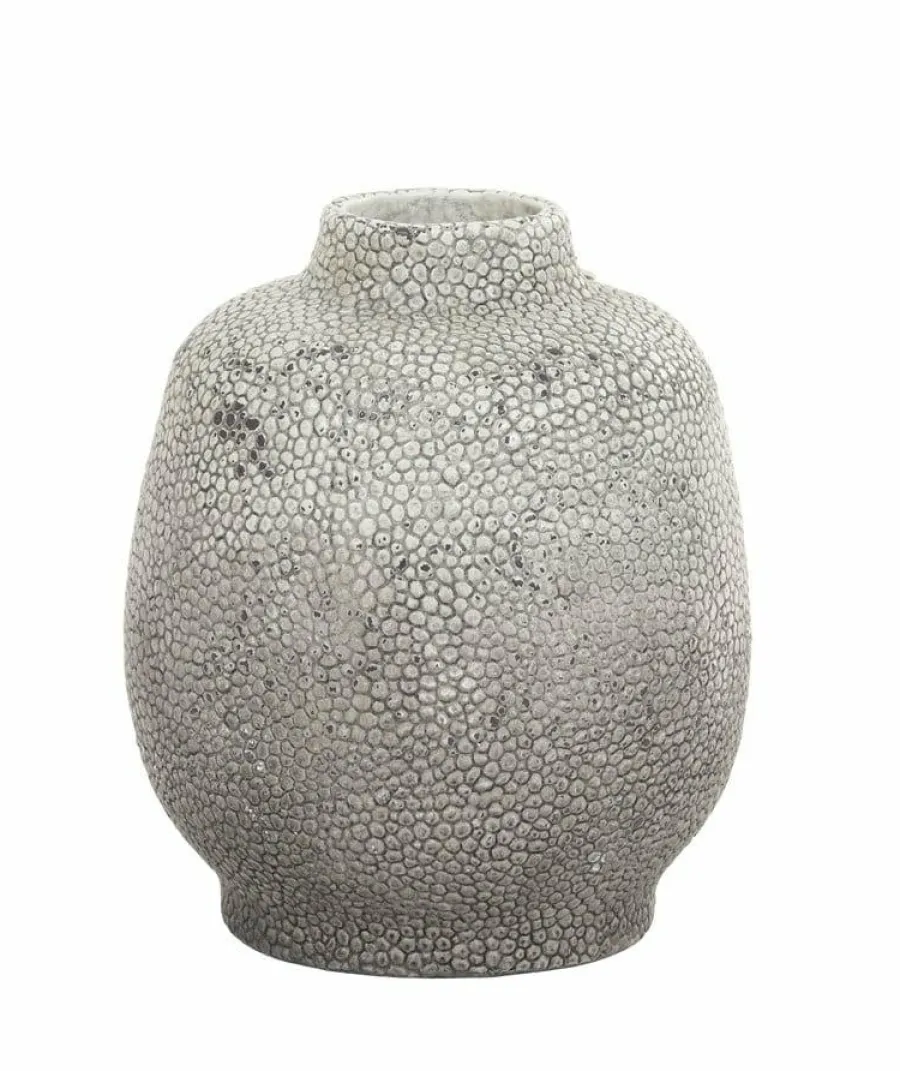 Light en Living Vaas deco RAYSKIN lichtgrijs - Ø23x28 cm Hot
