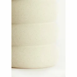 Light en Living Vaas deco Ø20x42 cm TRIORA keramiek mat crème Hot
