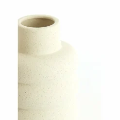 Light en Living Vaas deco Ø20x42 cm TRIORA keramiek mat crème Hot
