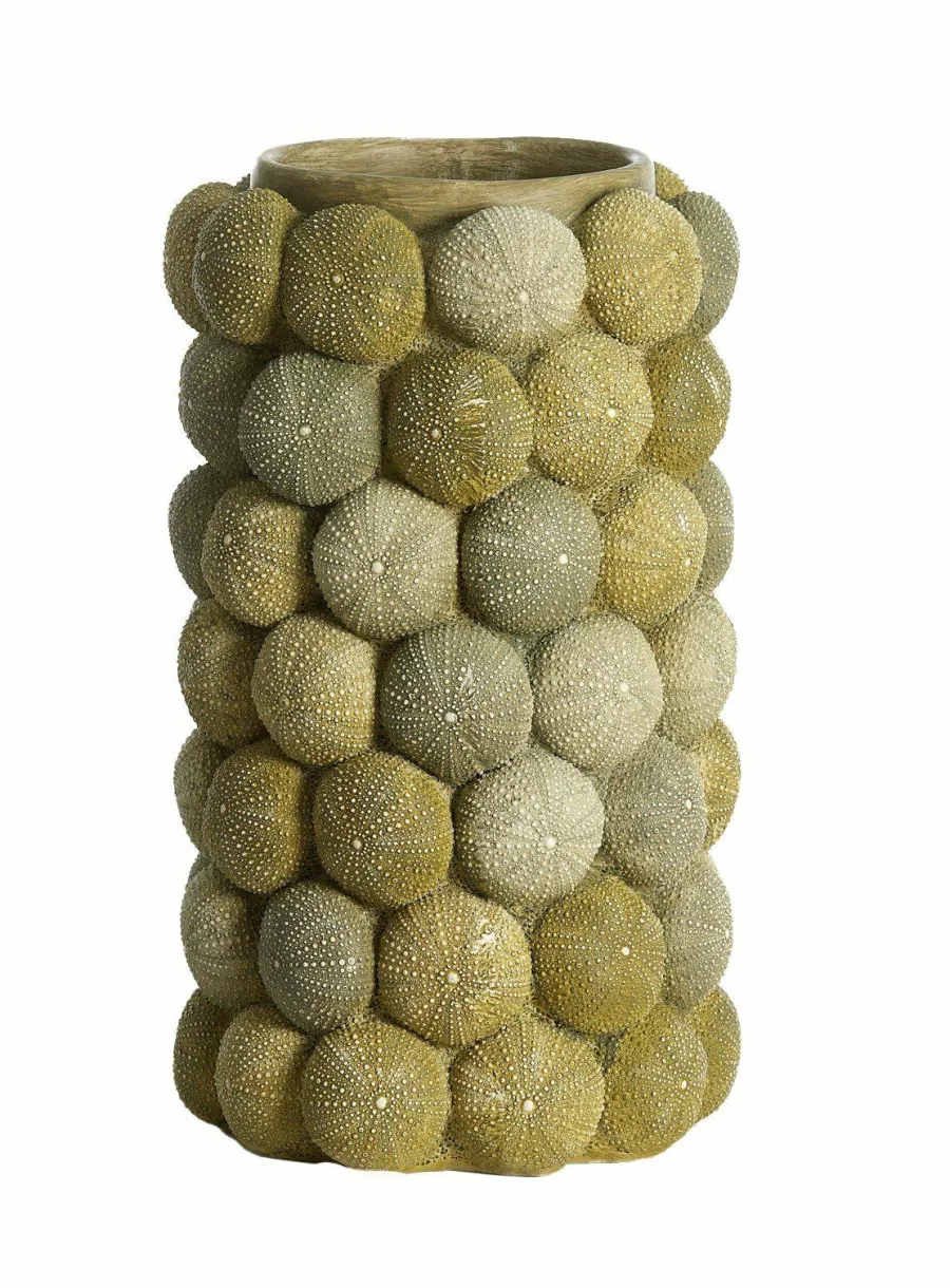 Light en Living Vaas deco Ø19X32,5 cm ZEEËGEL groen Outlet