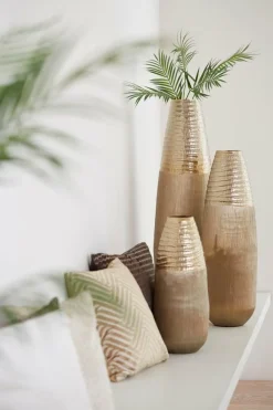Light en Living Vaas deco Ø20x51 cm MAZAN goud Discount