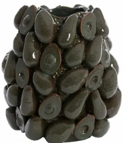 Light en Living Vaas deco Ø33x37,5 cm AVOCADO keramiek bruin+groen Outlet
