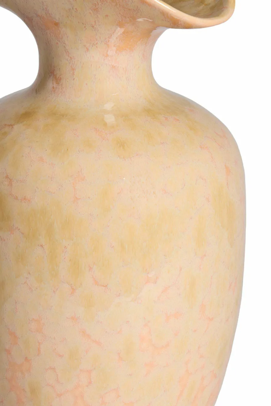 Light en Living Vaas deco Ø19,5x33 cm MARILLO keramiek light peach