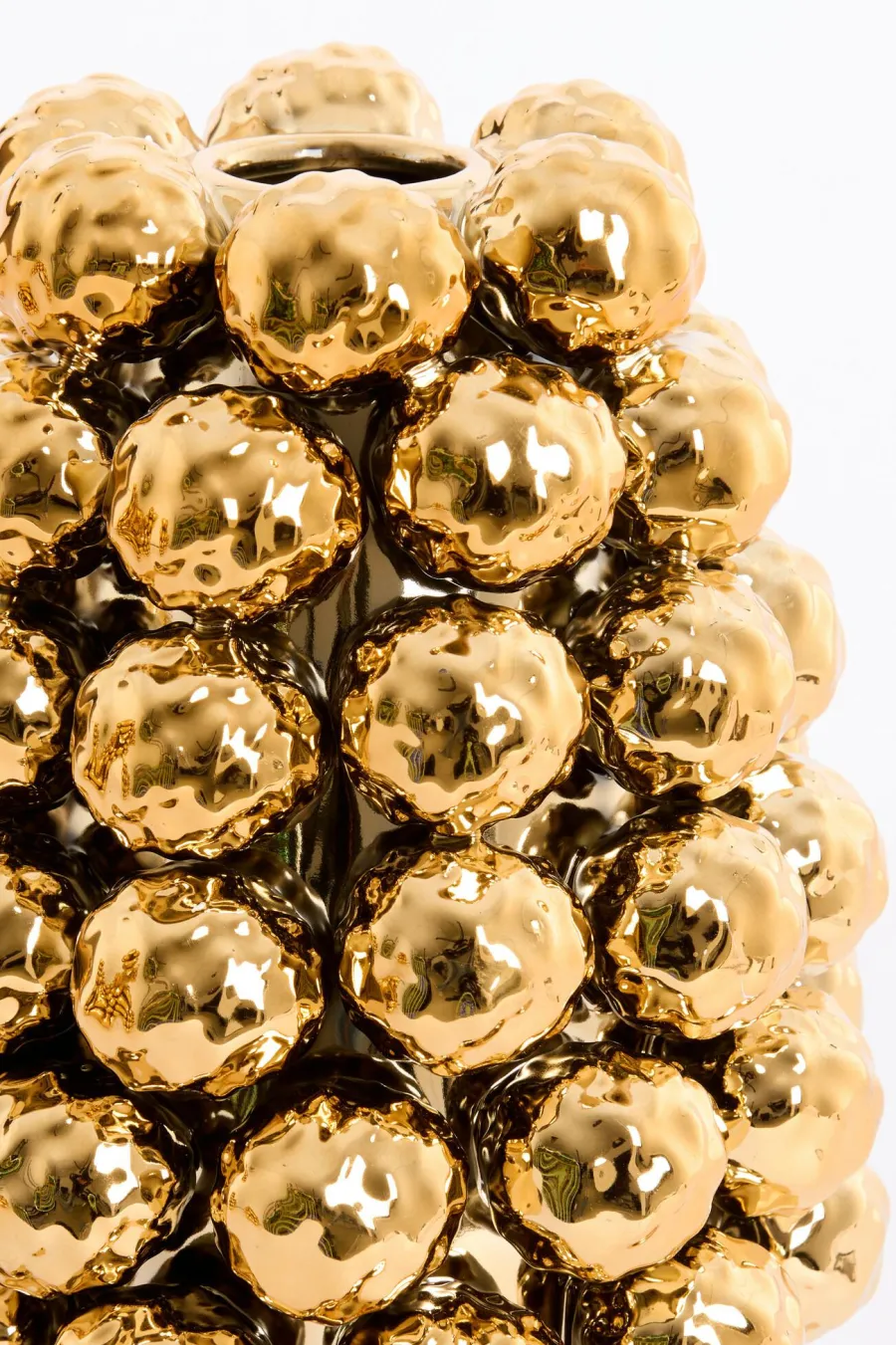 Light en Living Vaas deco Ø16x24,5 cm BUTANG keramiek metallic goud Online