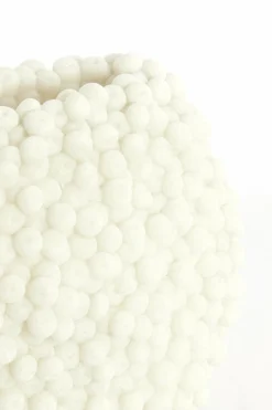 Light en Living Vaas deco 44x19x37 cm BERRIES beige – Light & Living Outlet