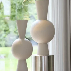 Light en Living Vaas deco Ø30x75 cm CHEDI mat licht grijs Sale