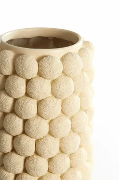 Light en Living Vaas deco Ø19X32,5 cm ZEEËGEL creme Sale