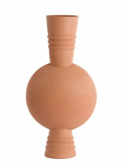 Light en Living Vaas deco Ø21x60 cm KAVANSI mat terra-roze