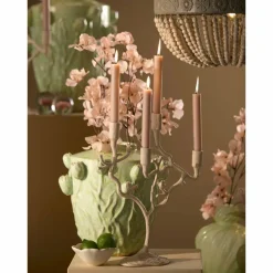 Light en Living Vaas deco Ø32x32 cm JUANA keramiek mint groen
