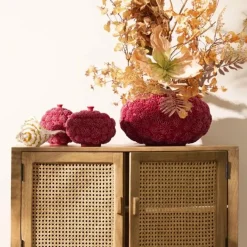 Light en Living Vaas Deco Ø47,5X25,5 CM Coral Rood Online