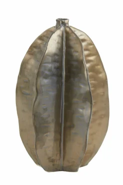 Light en Living Vaas deco AKOSI keramiek mat koper Ø12,5x20 cm Sale