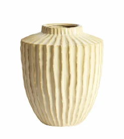 Light en Living Vaas deco Ø30X32 cm TALEA keramiek zand-beige Best