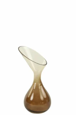 Light en Living Vaas deco Herley bruin - 2 maten Hot