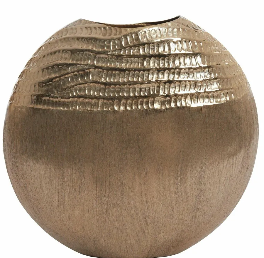 Light en Living Vaas deco 35x9,5x34 cm MAZAN goud Online