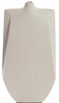 Light en Living Vaas deco 21x7,5x41 cm MAKAHA crème Best