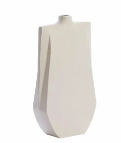 Light en Living Vaas deco 21x7,5x41 cm MAKAHA crème Best