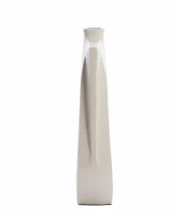 Light en Living Vaas deco 21x7,5x41 cm MAKAHA crème Best