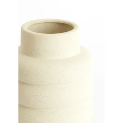 Light en Living Vaas deco Ø23X32,5 cm TRIORA keramiek mat creme Clearance