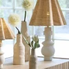 Light en Living Vaas deco Ø14,5x42 cm SESTO keramiek mat crème New