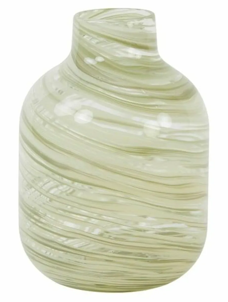 Light en Living Vaas INDIE glas groen - 2 maten Discount