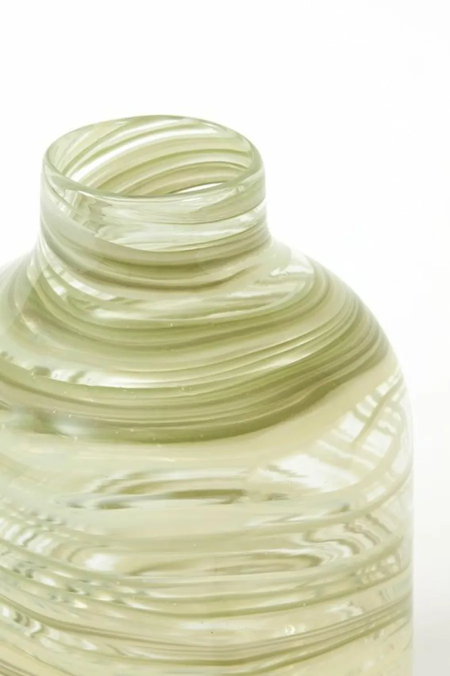 Light en Living Vaas INDIE glas groen - 2 maten Discount