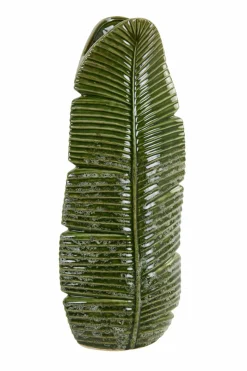 Light en Living Vaas LOU keramiek groen - 19 x 11 x 46,5 cm Hot